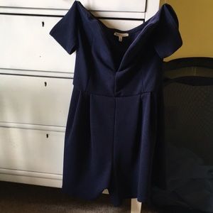 Cute navy romper